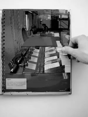 Zusammentragen Animiert: Greifarm und 2x Papiertransport (drei Bewegungen, sieben Einzelteile) (Flash)