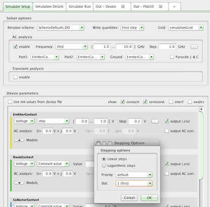 Target users: Scientists (Simulator configuration page)