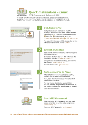 Quick-Installation sheets (layout, text, illustrations)